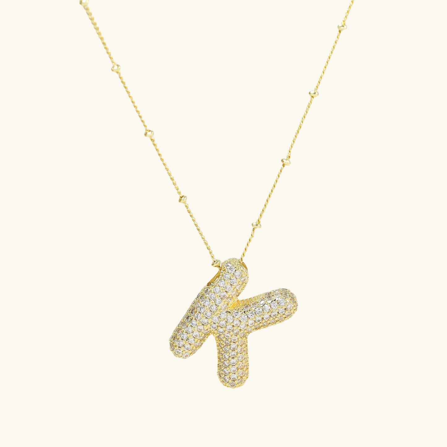 Bubble Letter Necklace
