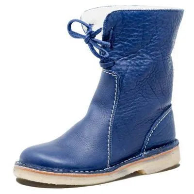 Charlot™ | Leather boots with wool lining