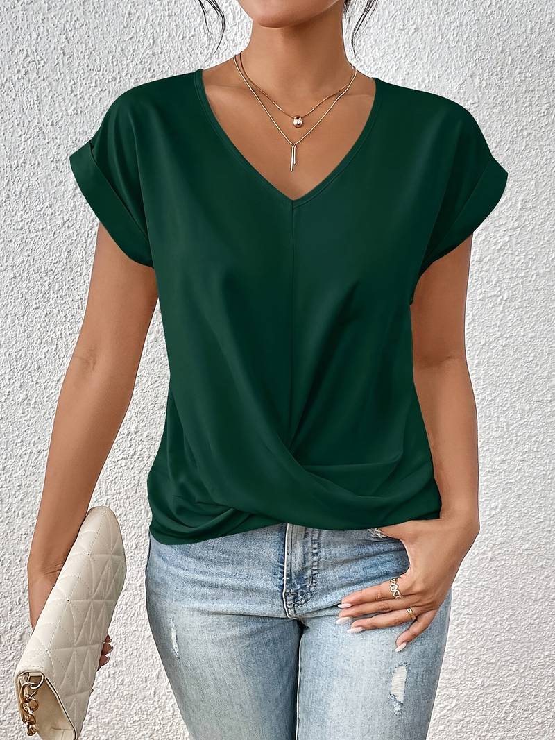 Leilani™ | Elegant ladies' top with short sleeves