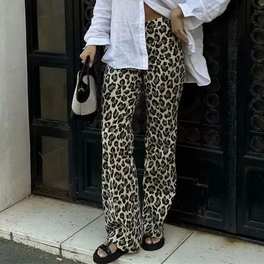 Leoparden-Schlaghose „Zoella“