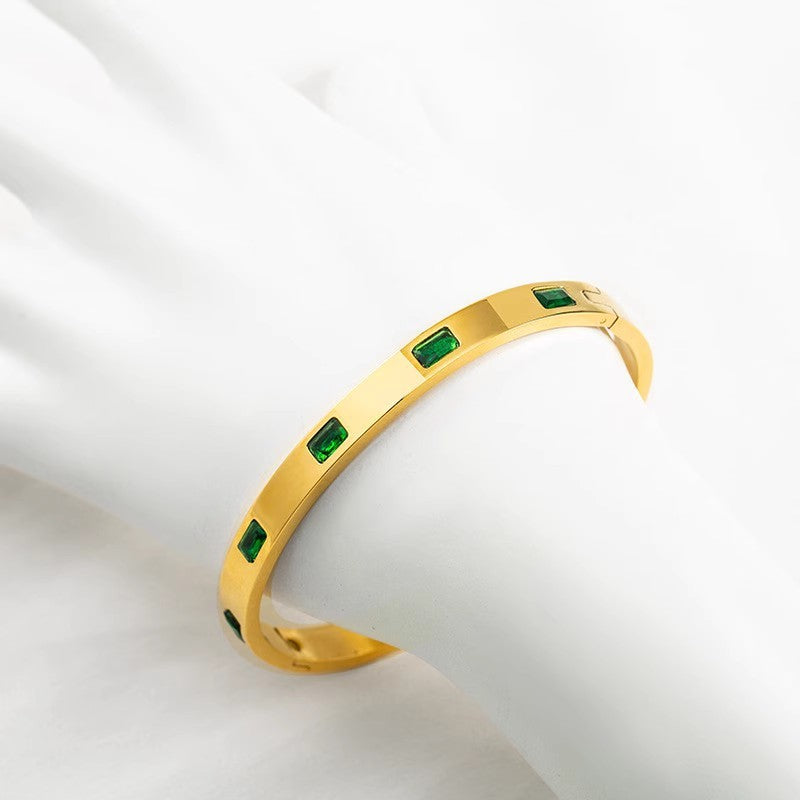 Elizabeth Emerald Bracelet
