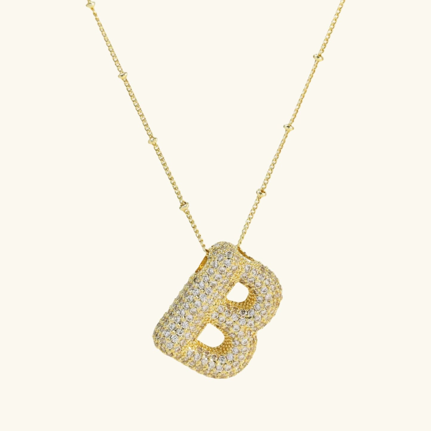 Bubble Letter Necklace