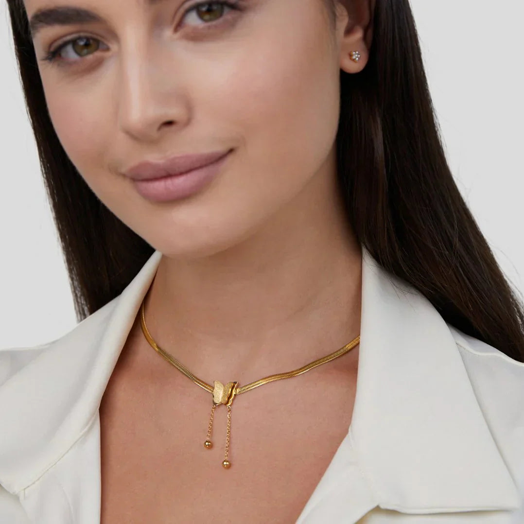 Bettina Butterfly Necklace