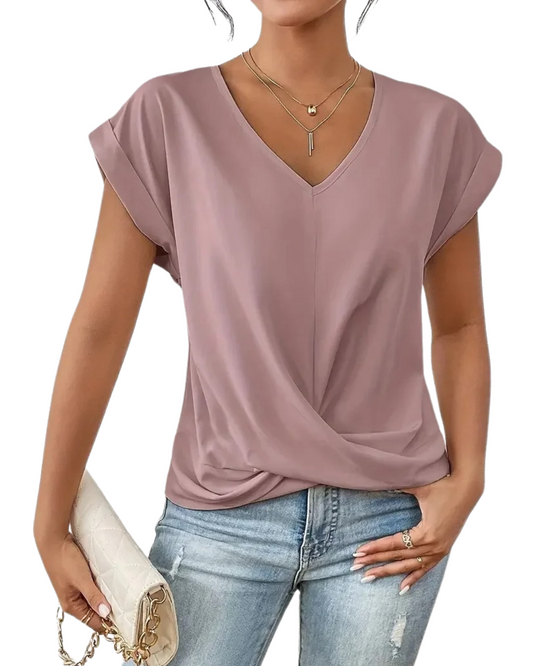 Leilani™ | Elegant ladies' top with short sleeves
