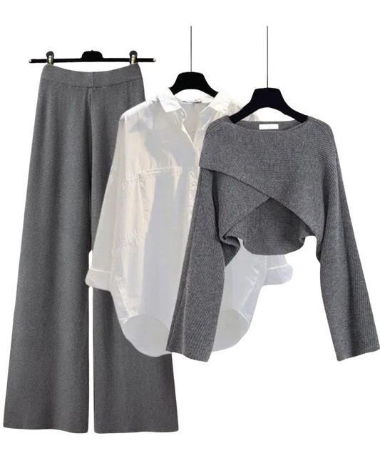 Karin | Comfortable three-piece set with long sleeves
