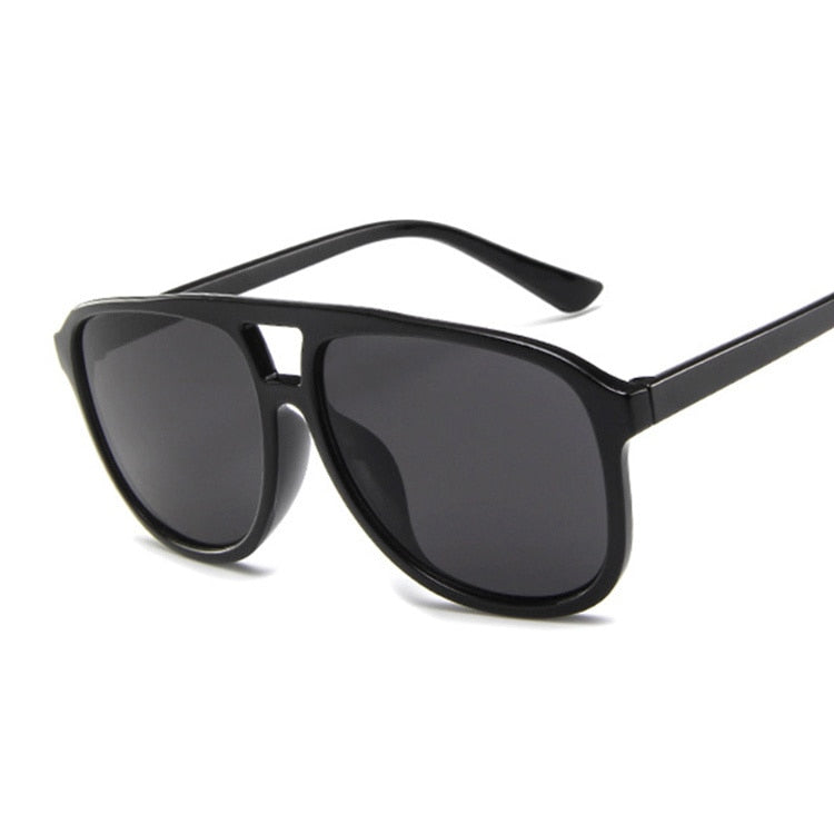 Gafas de sol estilo piloto retro de gran tamaño