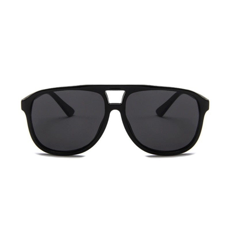 Gafas de sol estilo piloto retro de gran tamaño