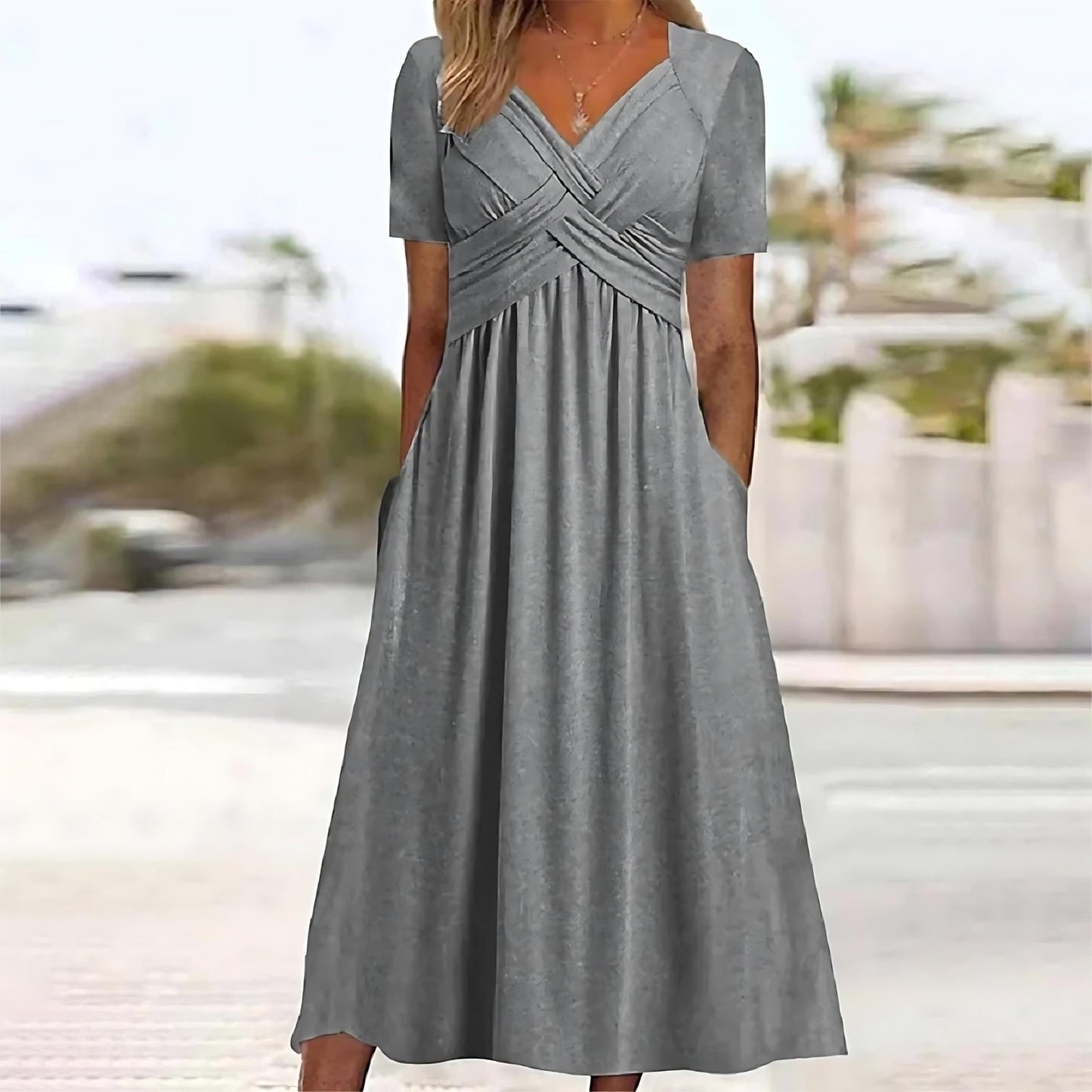 Azure | Grace Flattering Dress