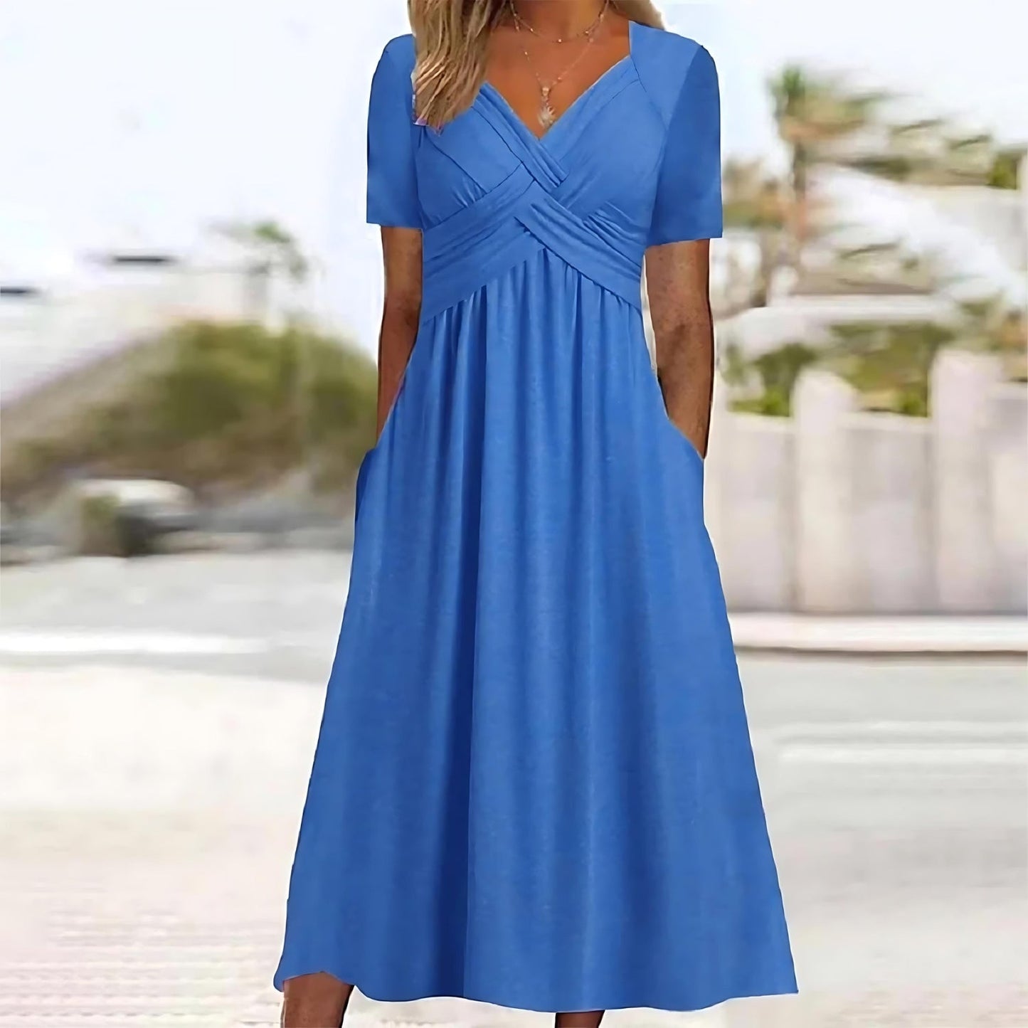 Azure | Grace Flattering Dress