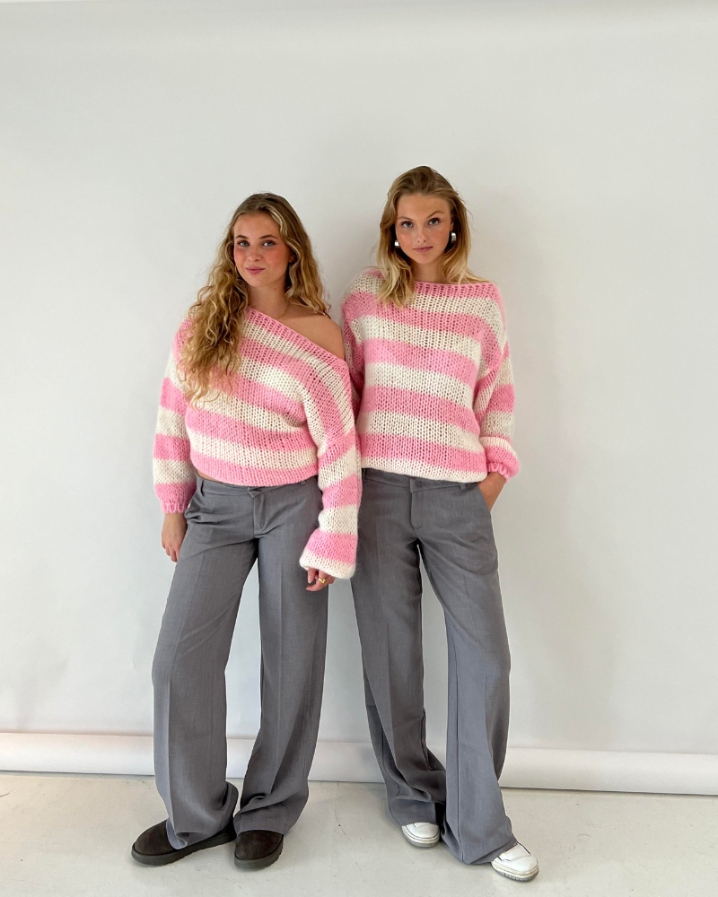 Louisa™ l Knitted striped sweater