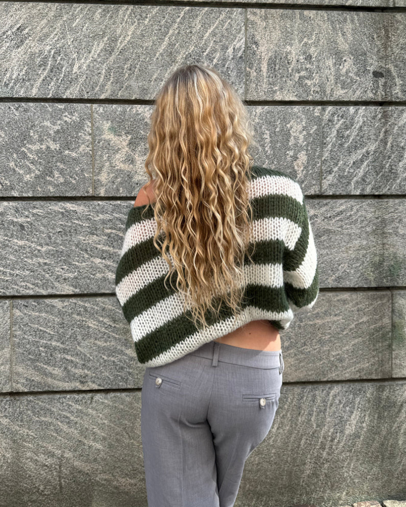 Louisa™ l Knitted striped sweater
