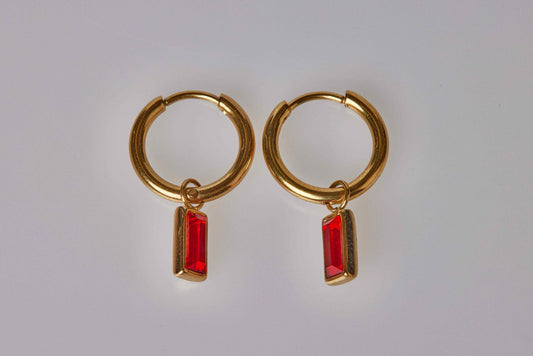 Ruby Romance Earrings