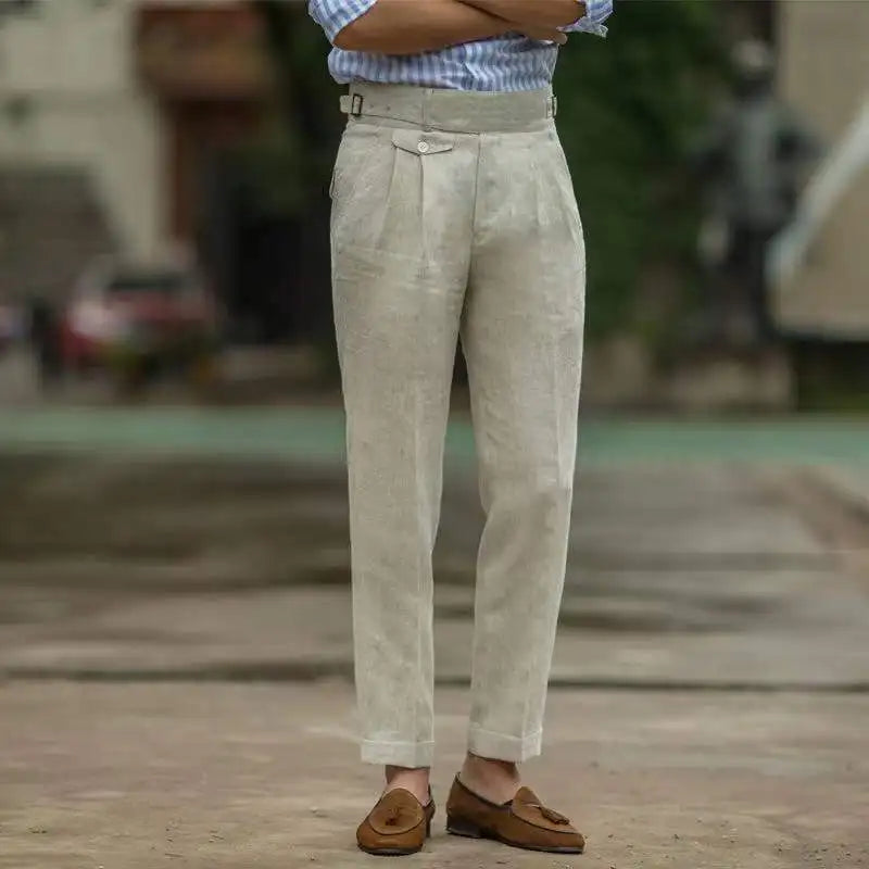 Trousers Federico Linen VES - No.1