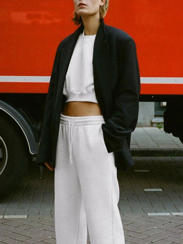 Merel | Two-Piece Crop Top Comfort Set