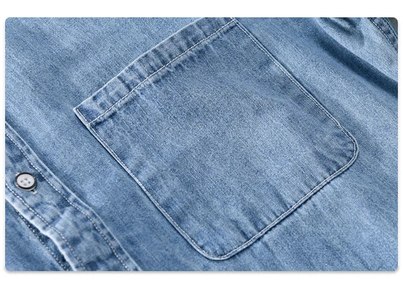 Shirt Denim Cotton Ruggero - VES. No.3