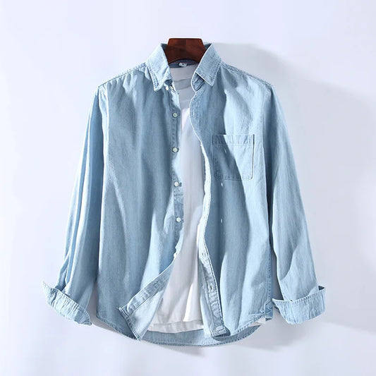 Shirt Cotton Denim Sebastiano - VES. No.59