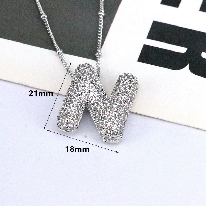 Bubble Letter Necklace