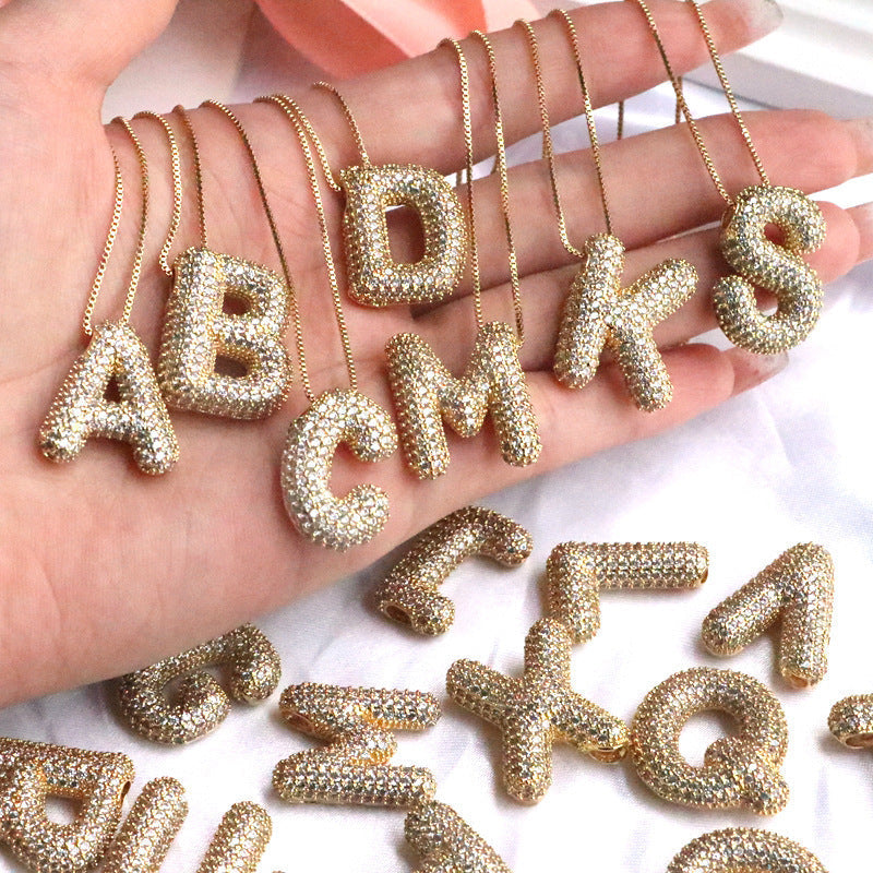Bubble Letter Necklace