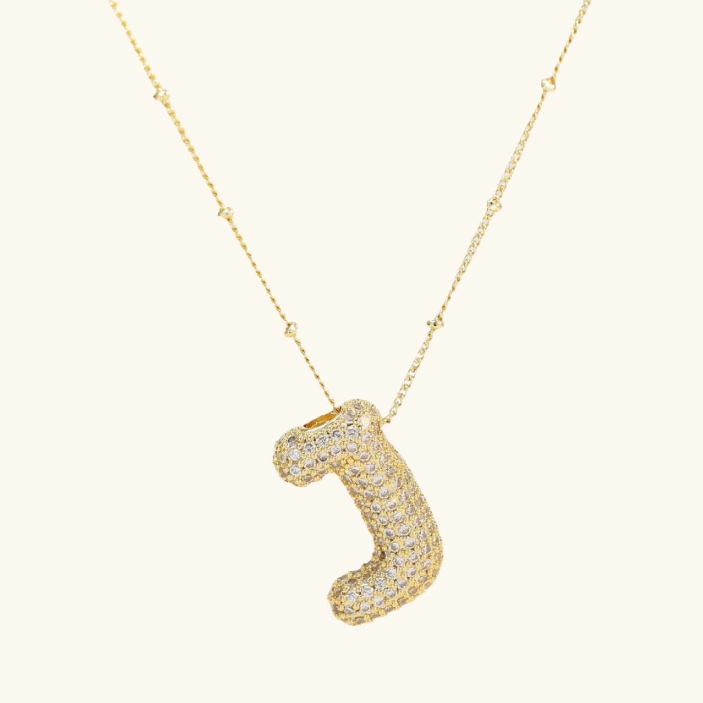 Bubble Letter Necklace