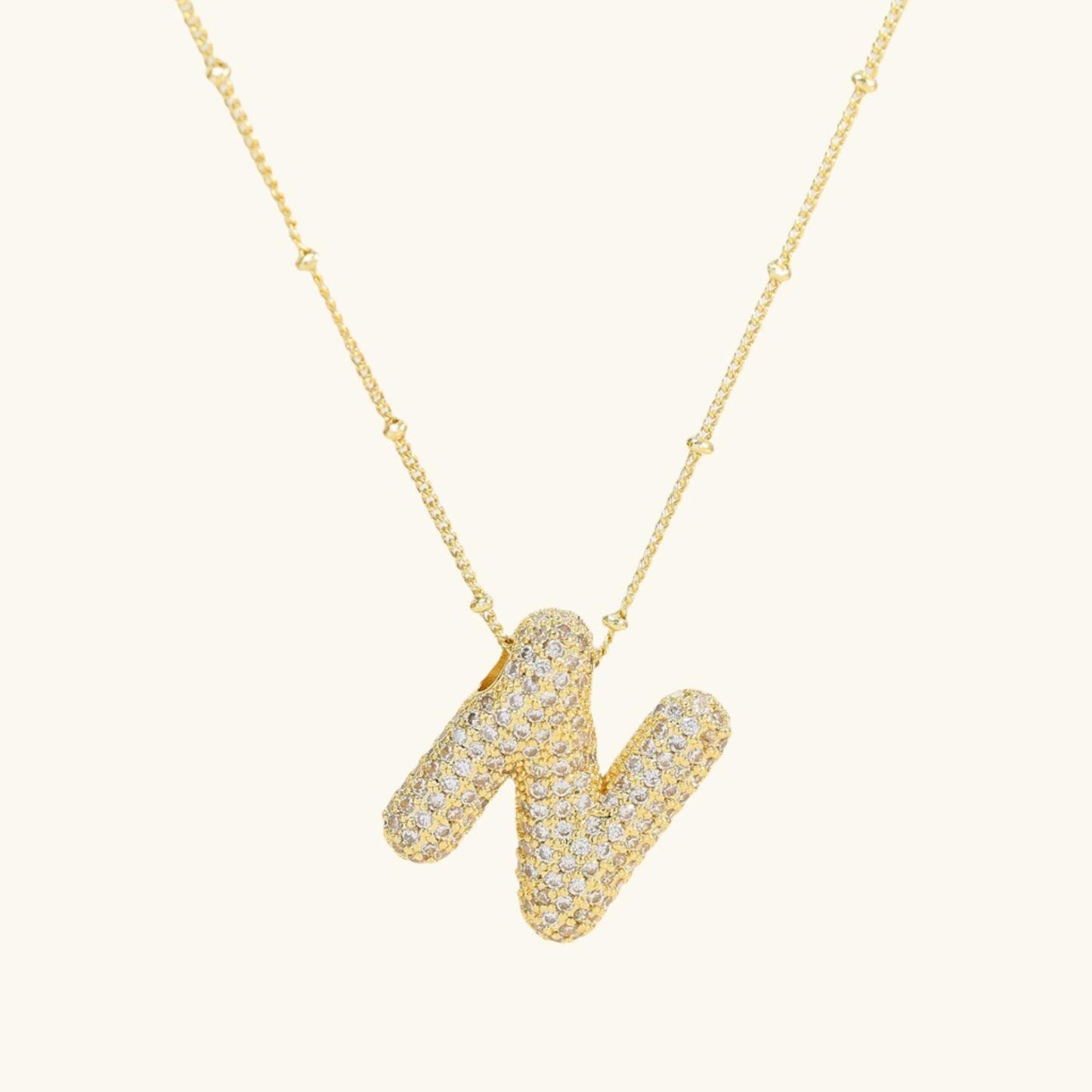 Bubble Letter Necklace