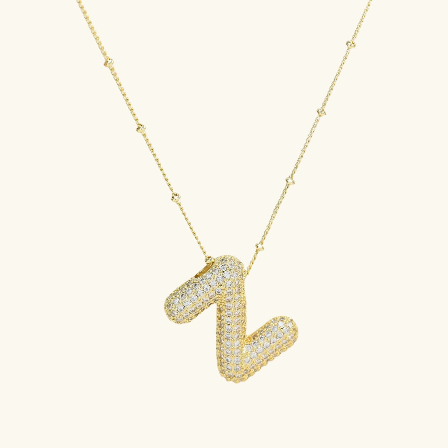Bubble Letter Necklace
