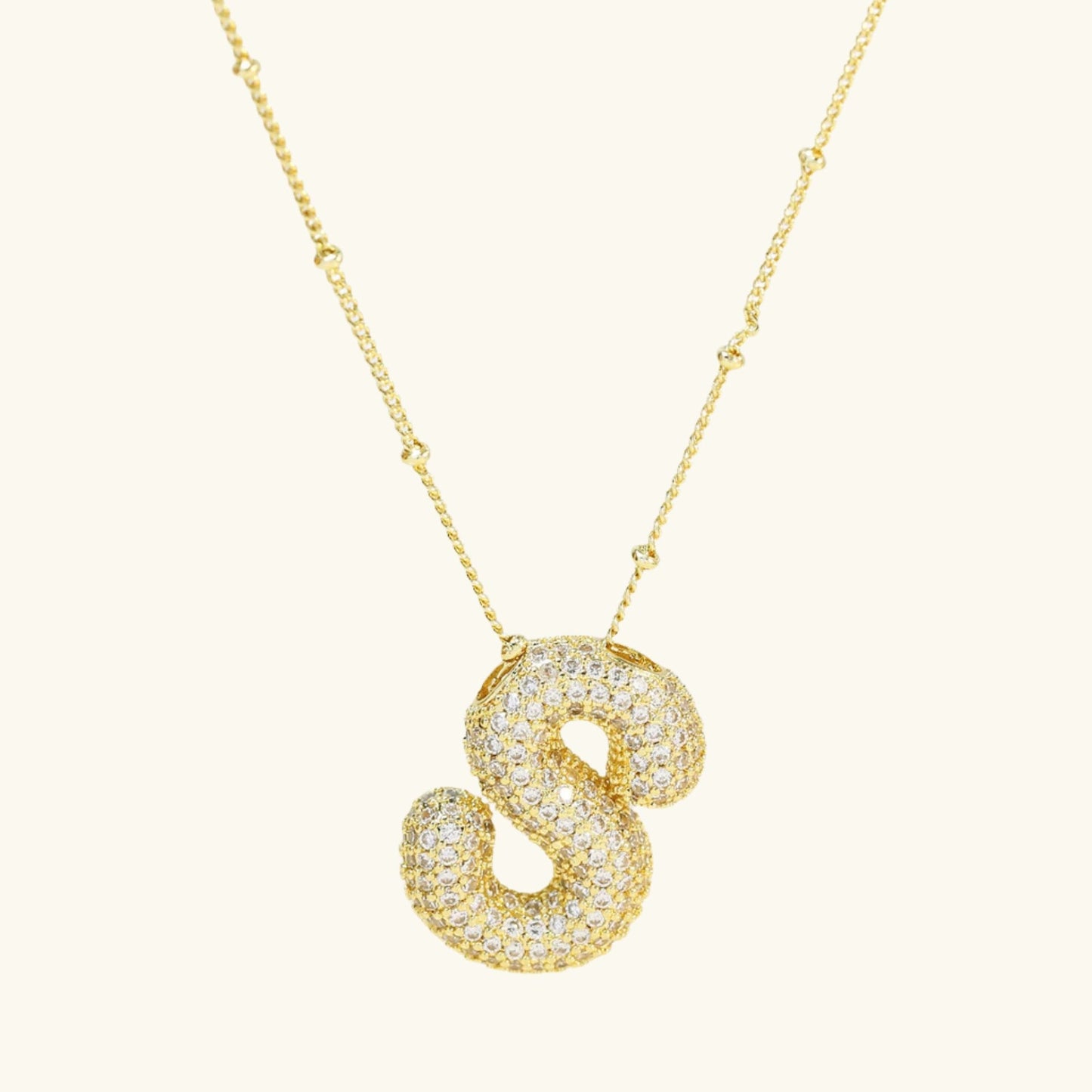Bubble Letter Necklace