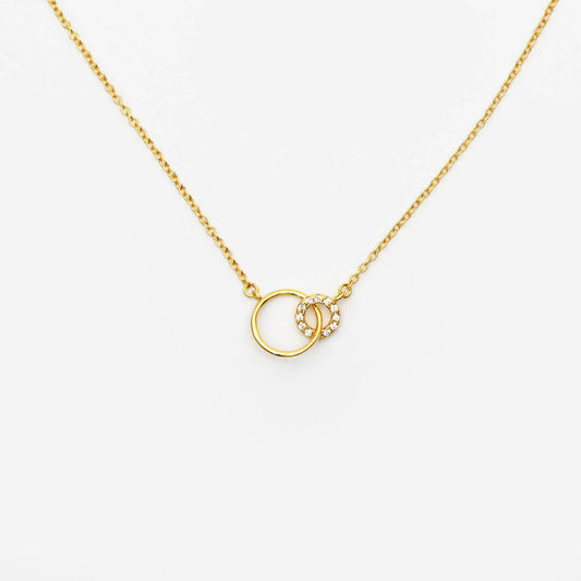 Linked Together Hoop Necklace