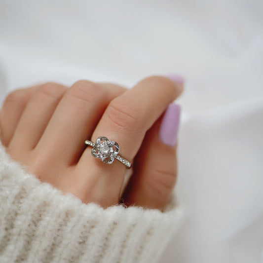 Mother & Daughter - Love Knot Ring
