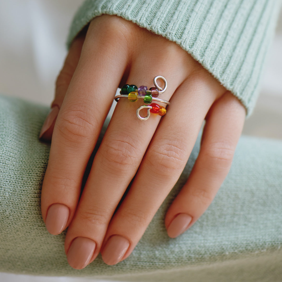 Rainbow Fidget Ring
