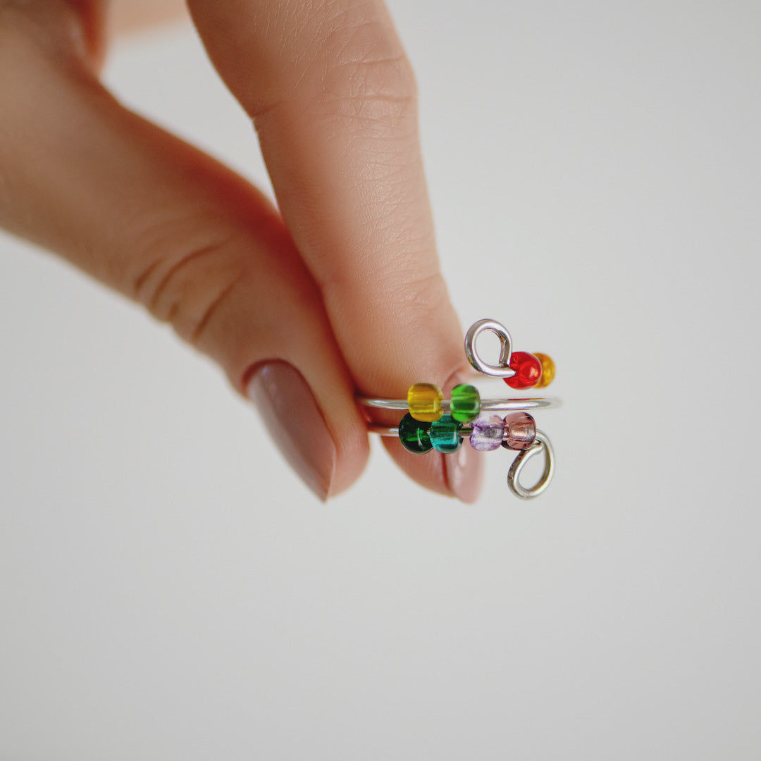 Rainbow Fidget Ring