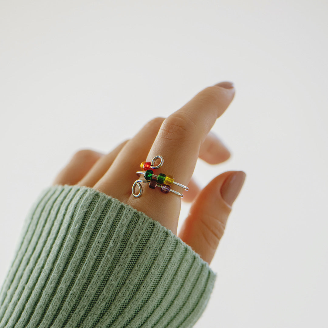 Rainbow Fidget Ring