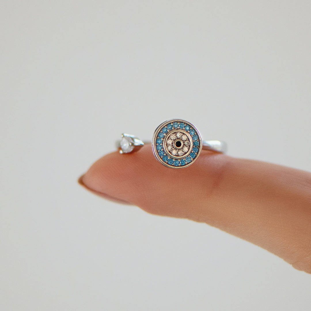Evil Eye Fidget Ring