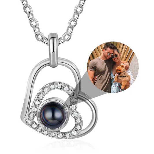 Heart Photo Necklace