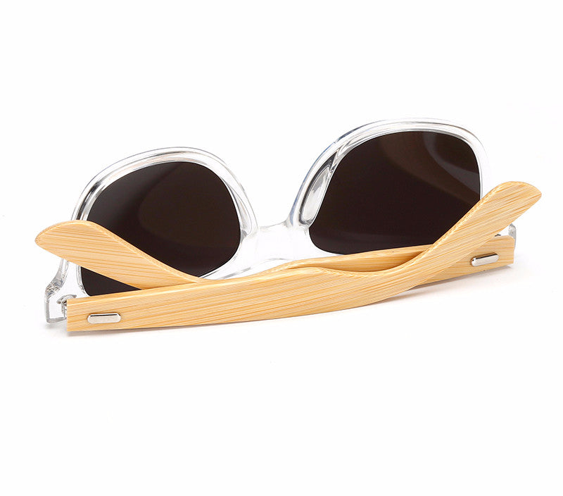 Gafas de sol retro de bambú