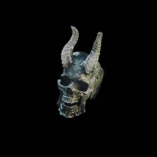 GOTHIC DEMON SATAN SKULL RING