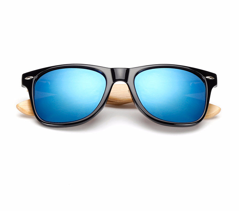 Gafas de sol retro de bambú