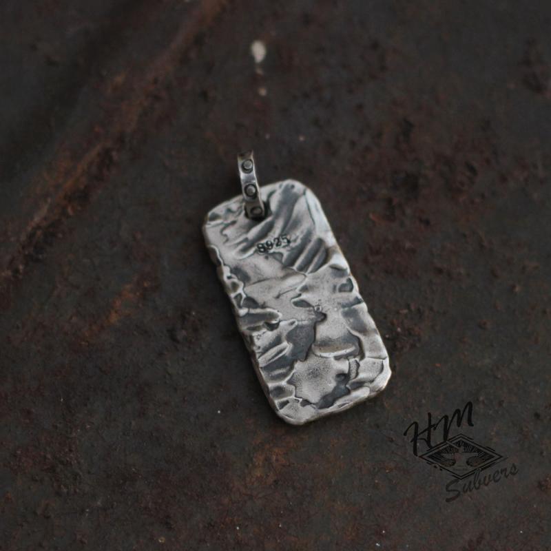 VINTAGE  TURQUOISE SILVER PENDANT