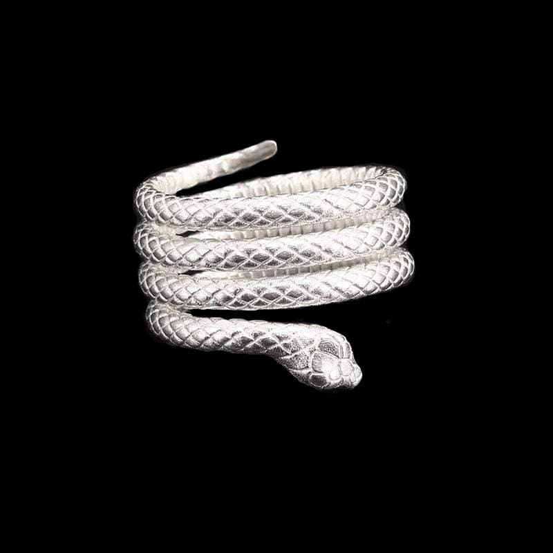 SNAKE SILVER RING