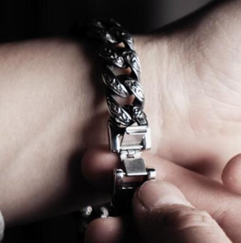 PULSERA VINTAGE TOTEM ROCK BIKER