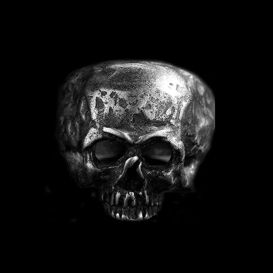 MOTORCYCLE SKULL GOTHIC RING