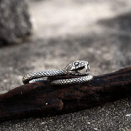 VINTAGE COBRA STAINLESS STEEL PENDANT