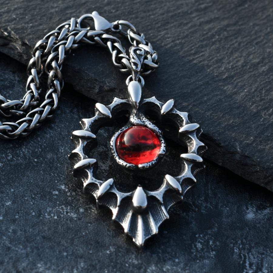 EVIL EYE STAINLESS STEEL PENDANT