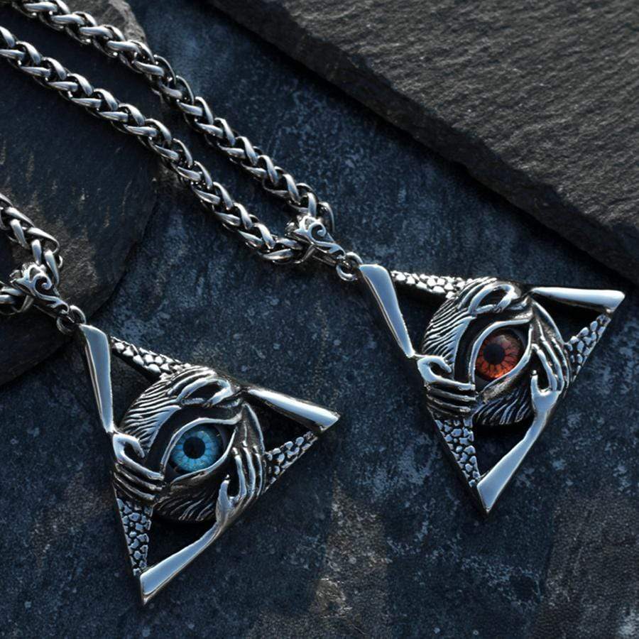 ANCIENT EGYPTIAN STAINLESS STEEL PENDANT