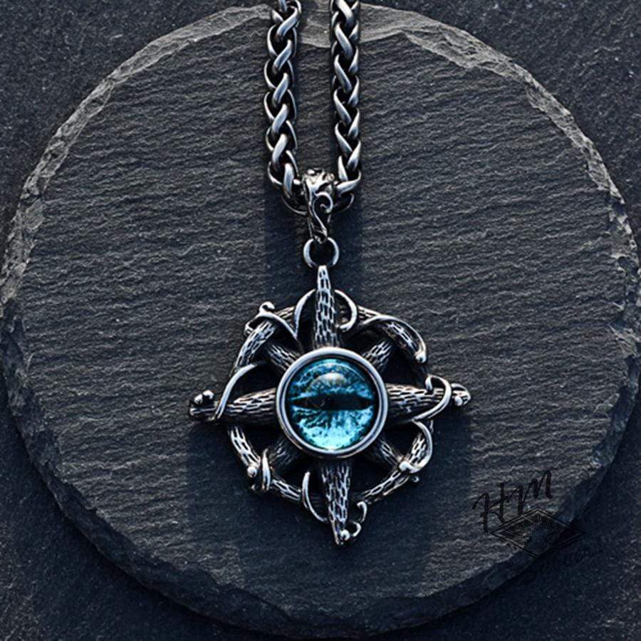 CROSS DEVIL'S EYE STAINLESS STEEL PENDANT