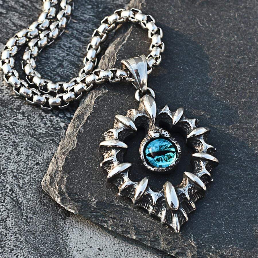 EVIL EYE STAINLESS STEEL PENDANT