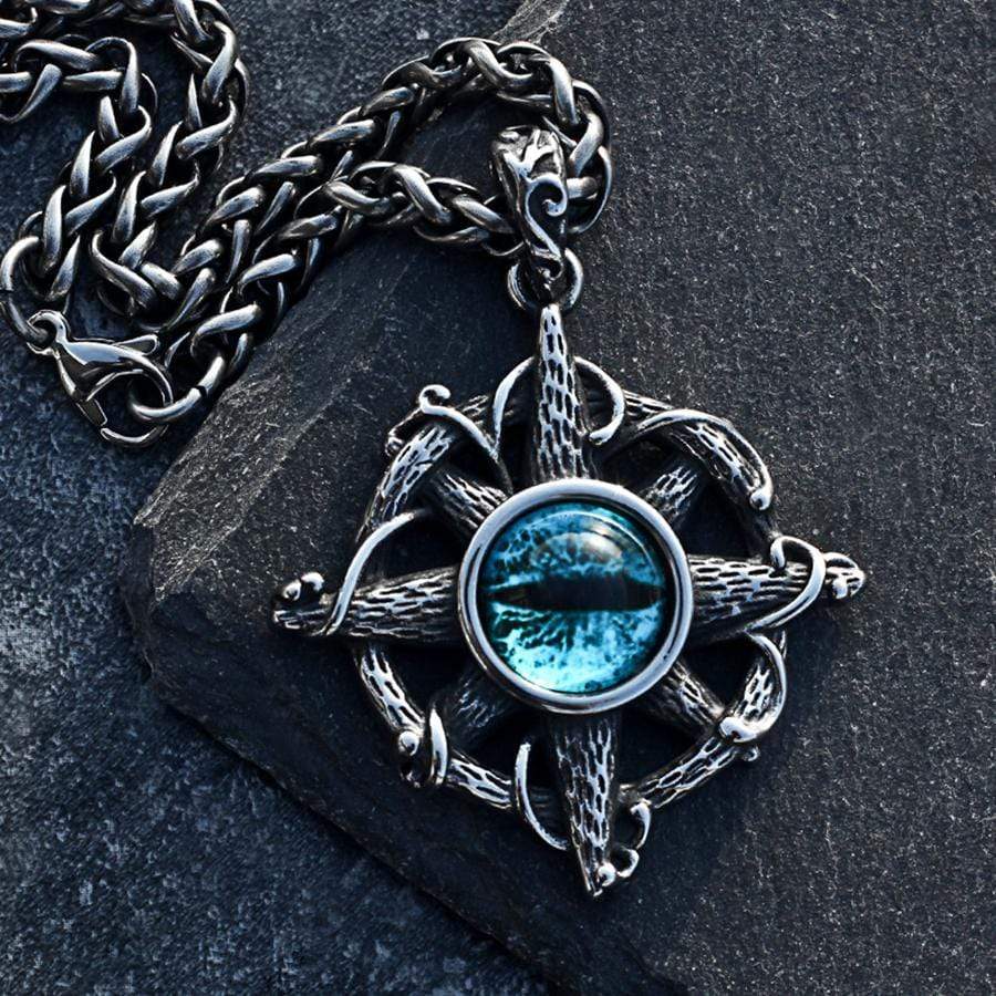 CROSS DEVIL'S EYE STAINLESS STEEL PENDANT