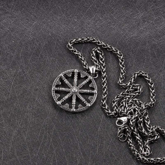 COLGANTE VINTAGE CON RUEDA FÁLICA PARA HOMBRE