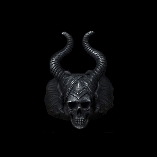 PUNK GOTHIC SATANIC SKULL RING