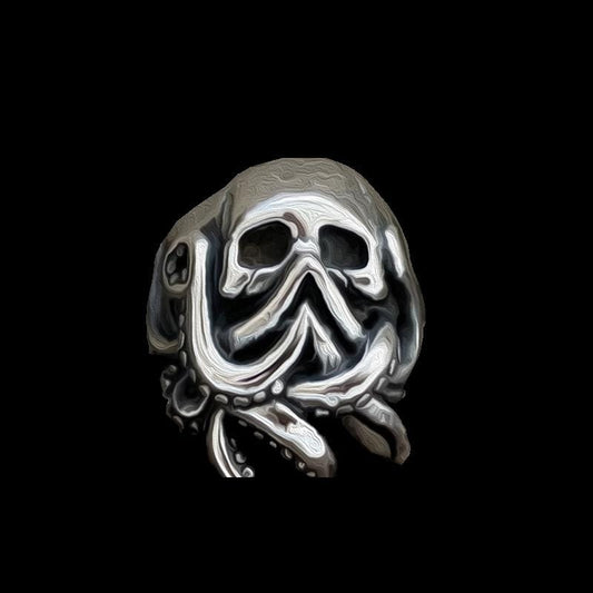 PUNK OCTOPUS SKULL RING