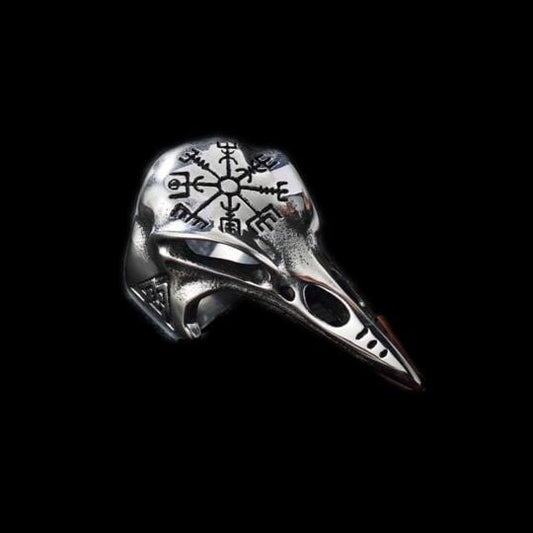 CROW HEAD STAINLESS STEEL BEAST RING